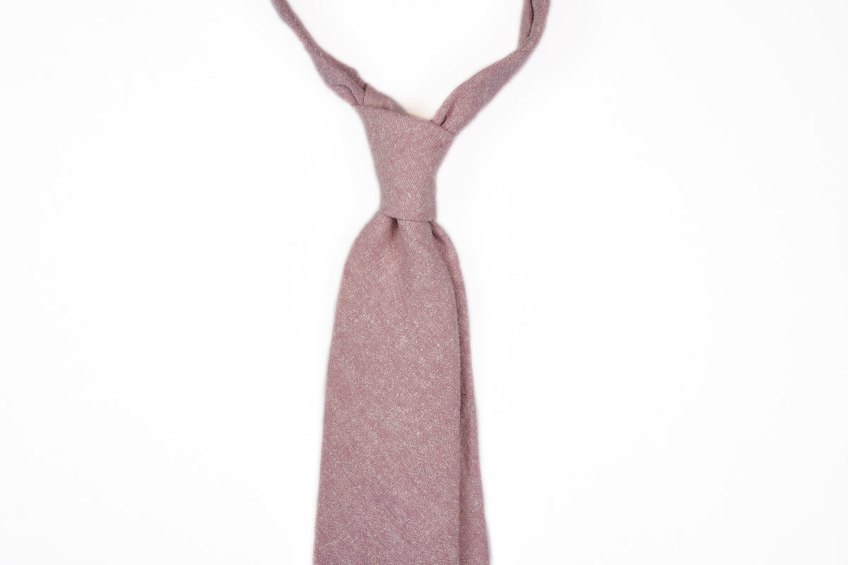 Lilac Melange Silk Linen