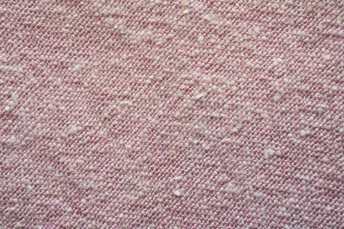 Lilac Melange Silk Linen