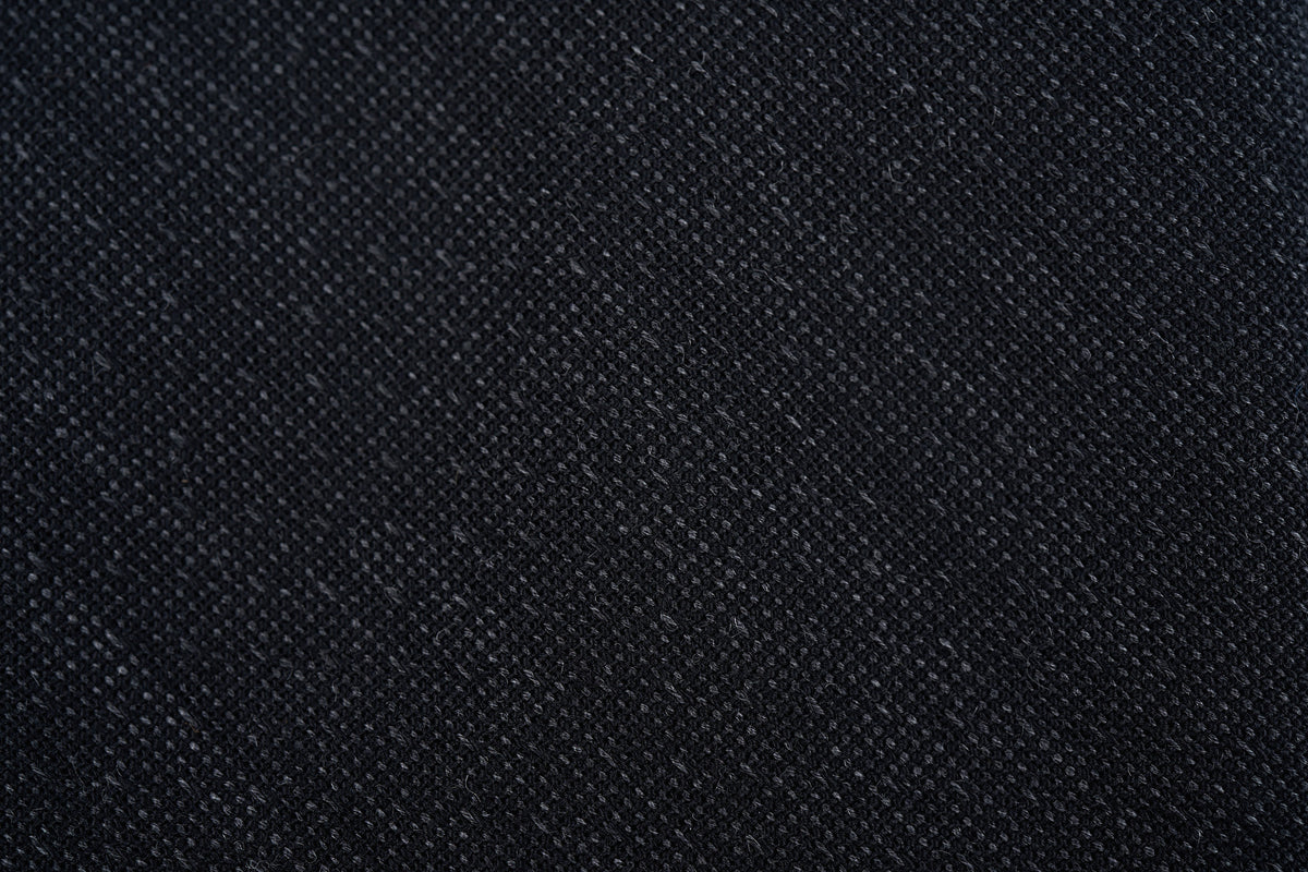 Grey Melange Dots in Wool