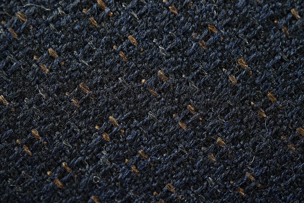 Navy-Tan Dots