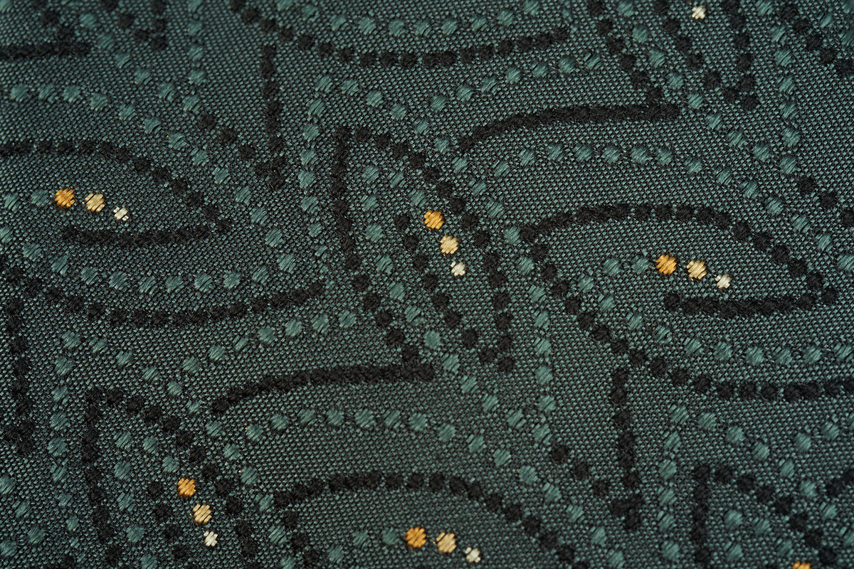 Teal Dotted Leaves