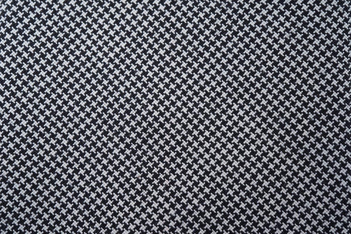 Escorial Black-White Houndstooth