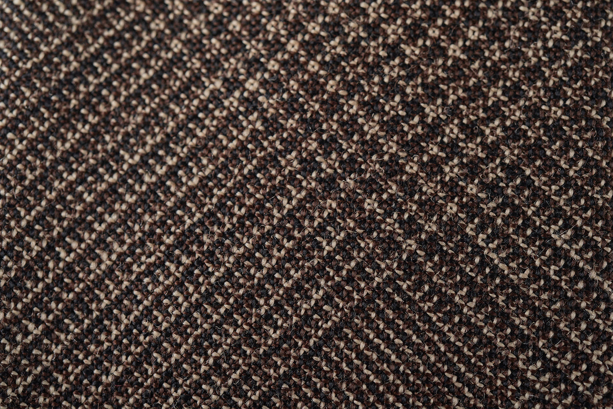 Brown Melange Glencheck