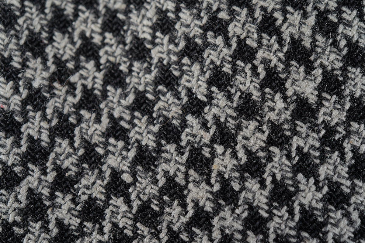 Black-White Melange Houndstooth
