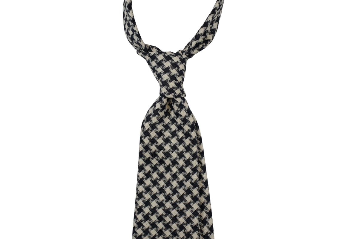 Loro Piana Black-White Houndstooth