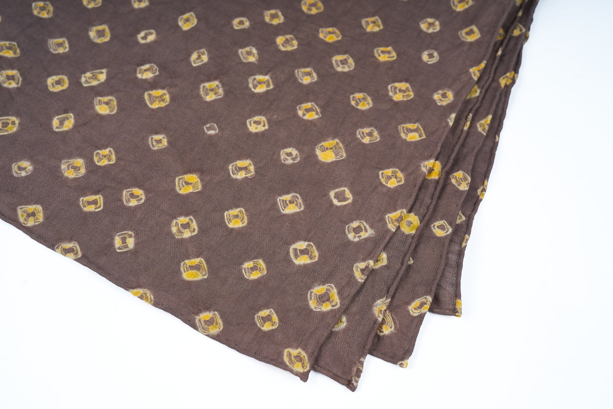 Taupe Tie-Dye Neckerchief