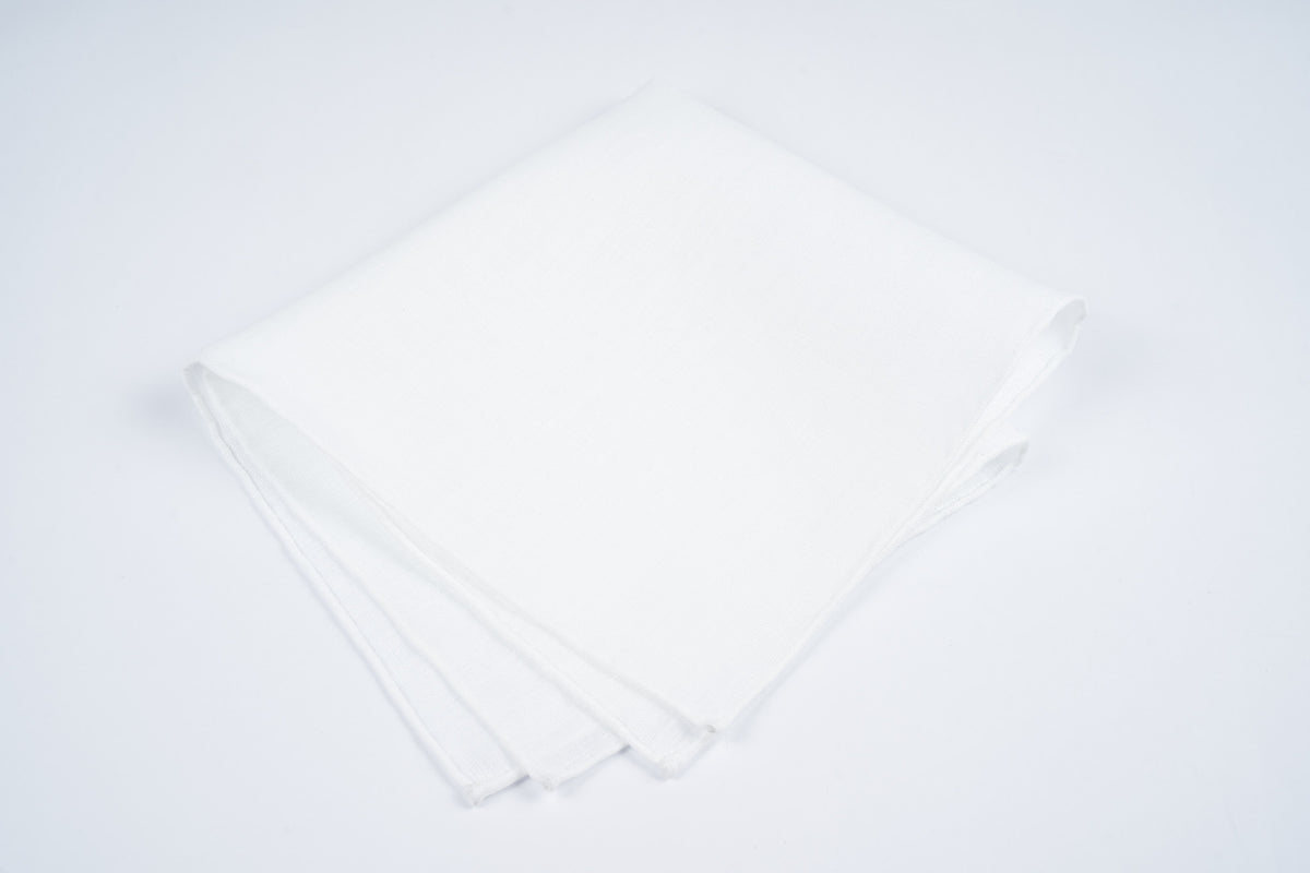 White Irish Linen