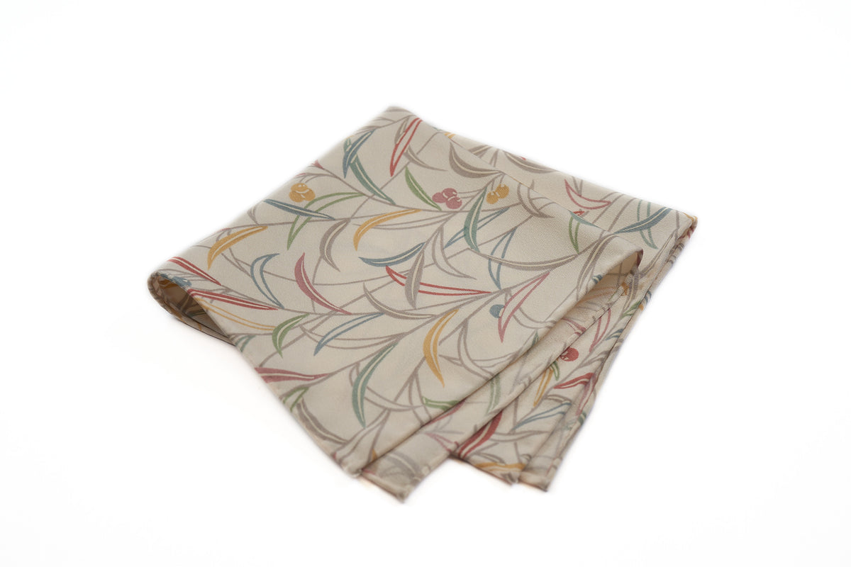 Ivory Muted Leaves