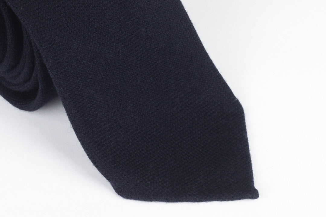 Navy Faint Herringbone (last 2 pieces)