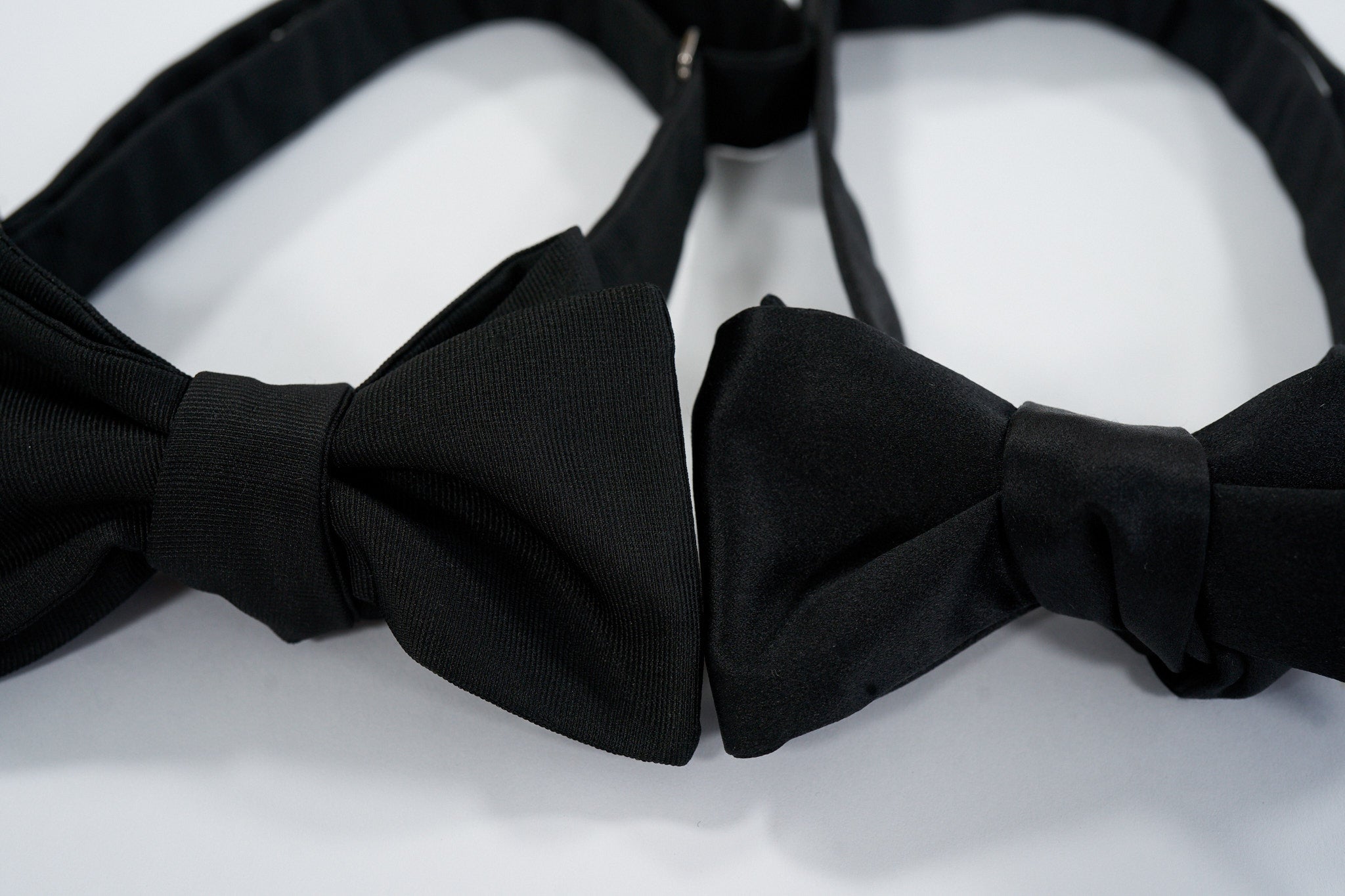 Black Grosgrain Bow Tie