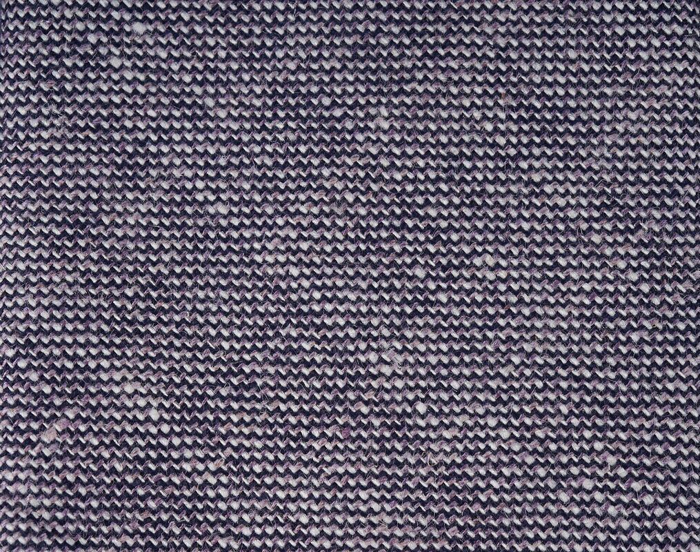 Purple White Wool Silk Linen
