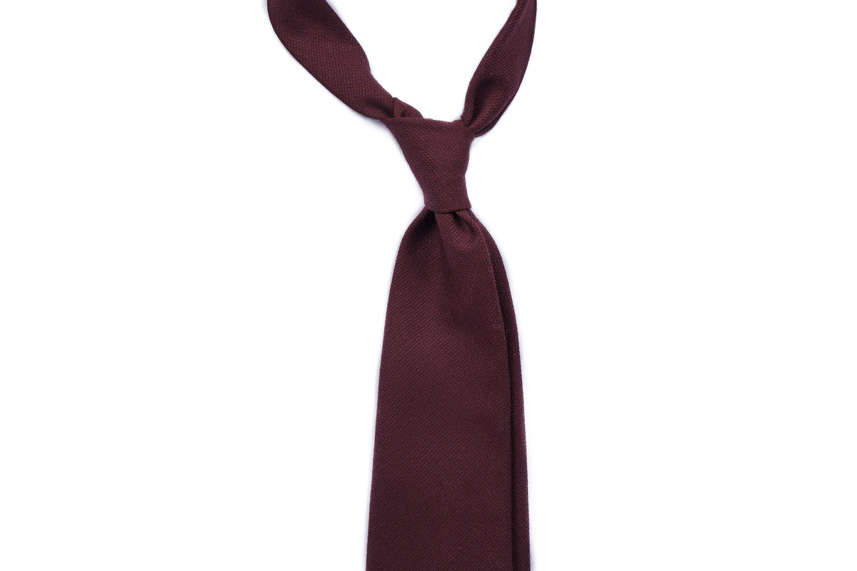 Burgundy Mohair Hopsack