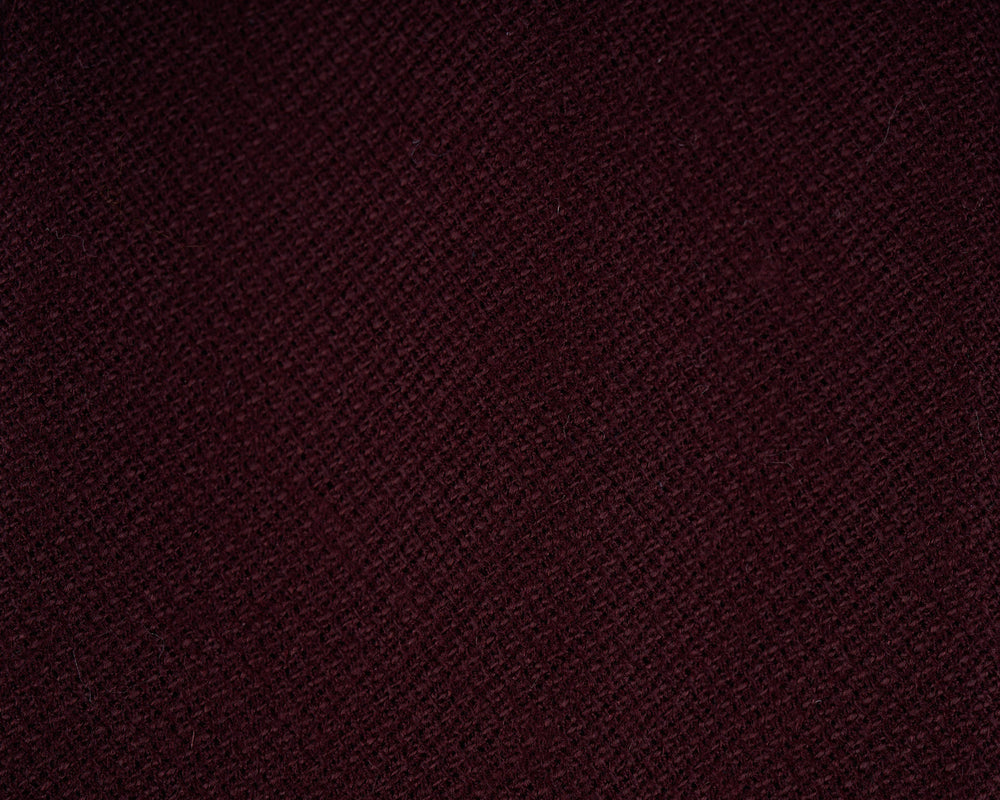 Burgundy Mohair Hopsack