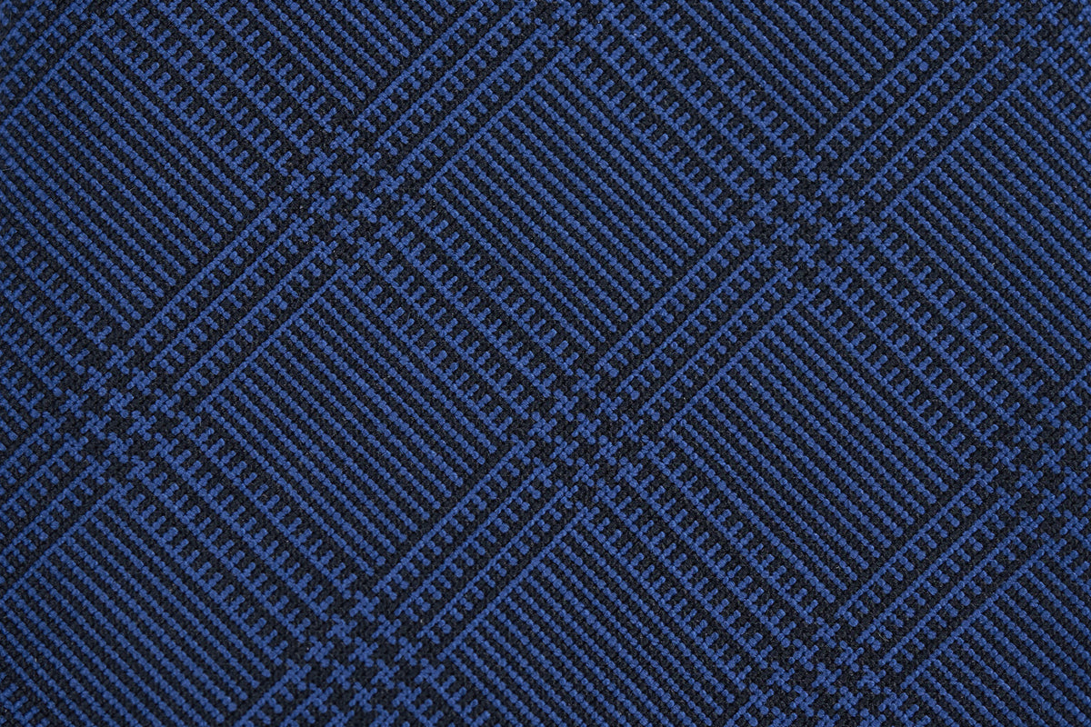 VBC Blue Glencheck Wool/Mohair