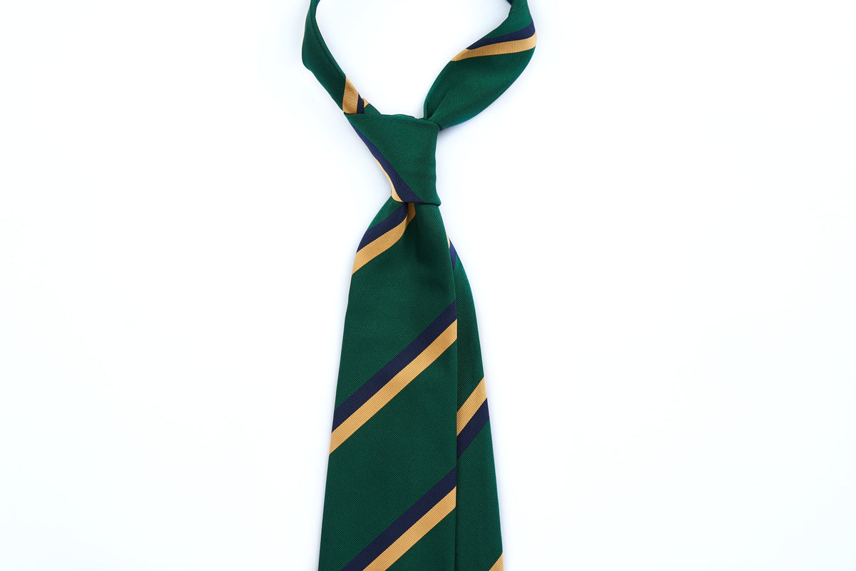 Green-Navy Mogador Stripes