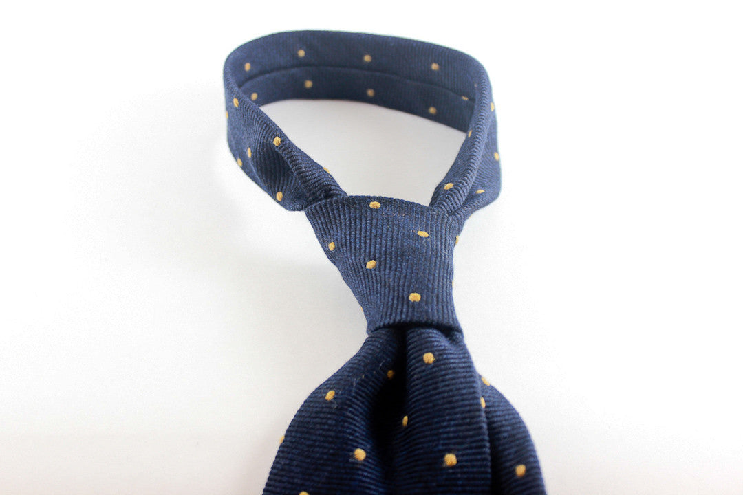 Blue-Yellow Spots in Silk Wool