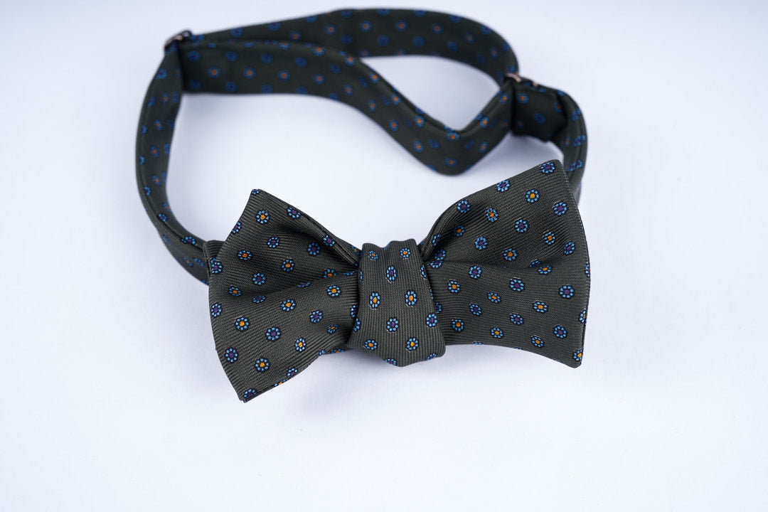 Green-Purple Rings Bow Tie (last piece)