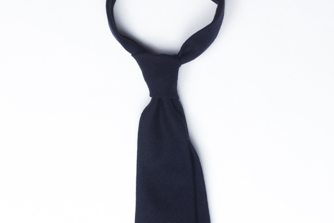 Navy Faint Herringbone (last 2 pieces)