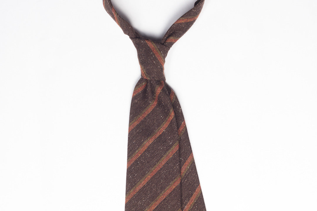 Brown-Orange Vintage Stripes