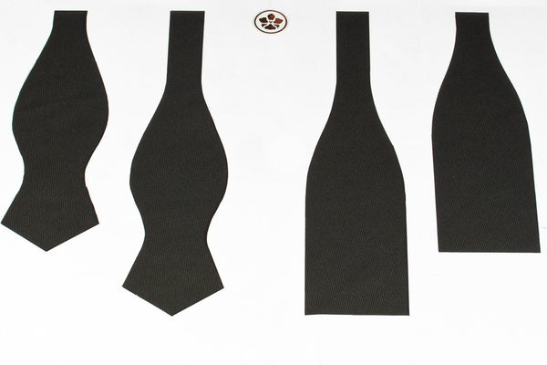 Dark Olive Nailhead Bow Tie