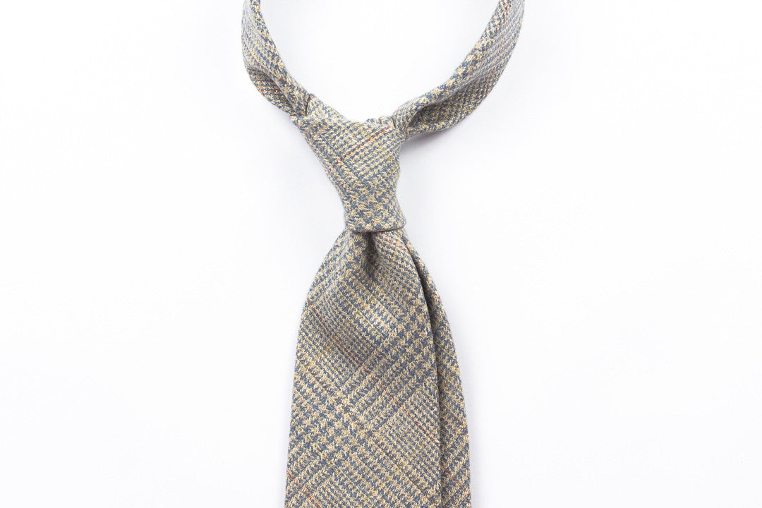 Steel Blue-Tan Glenplaid