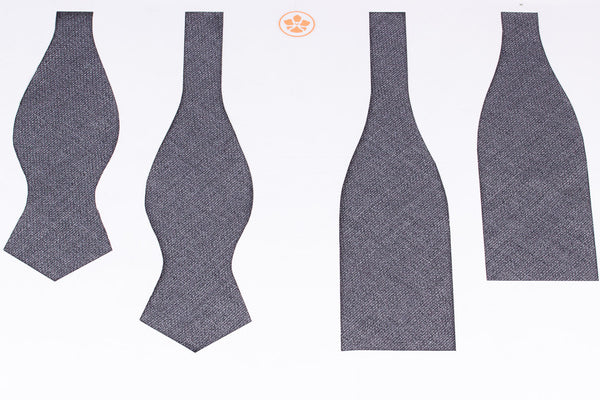 VBC Grey Hopsack Bow Tie