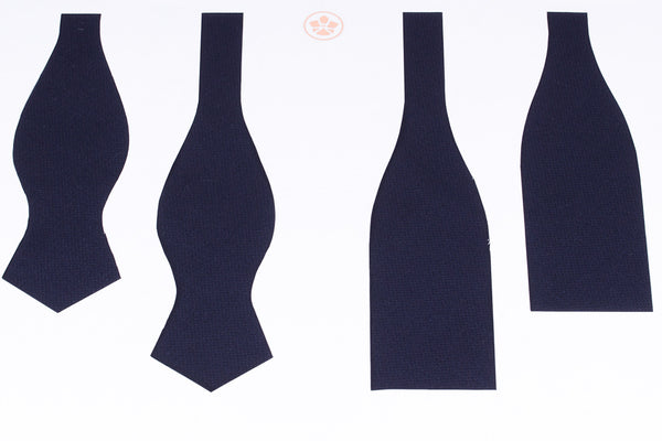 VBC Dark Navy Hopsack Bow Tie