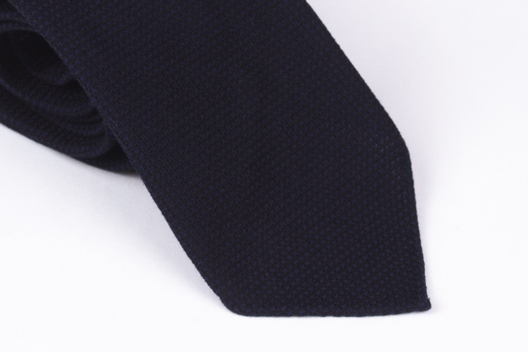 Navy Mid Weave Wool