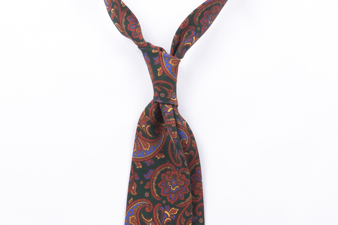 Forest Green Large Paisley