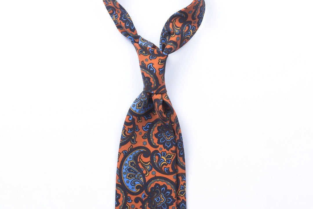 Orange Large Paisley