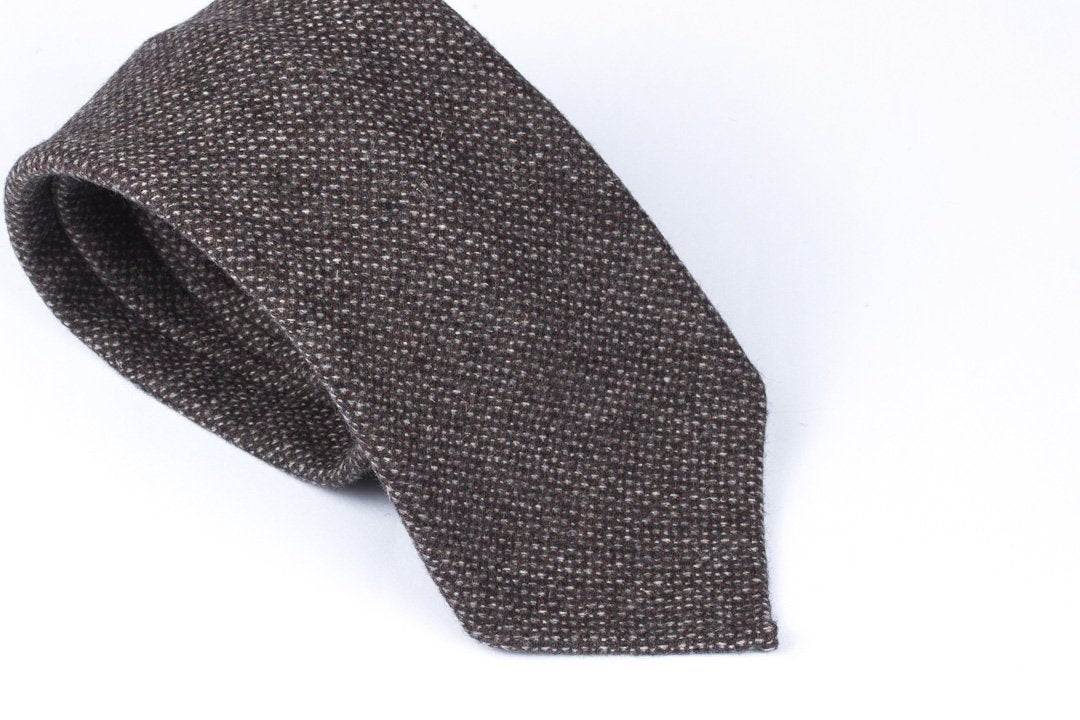 Greyish Brown Wool Cashmere