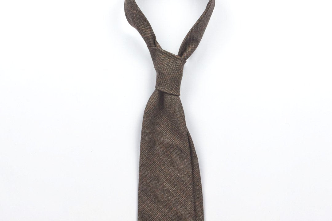 Escorial Brown-Burgundy Glencheck