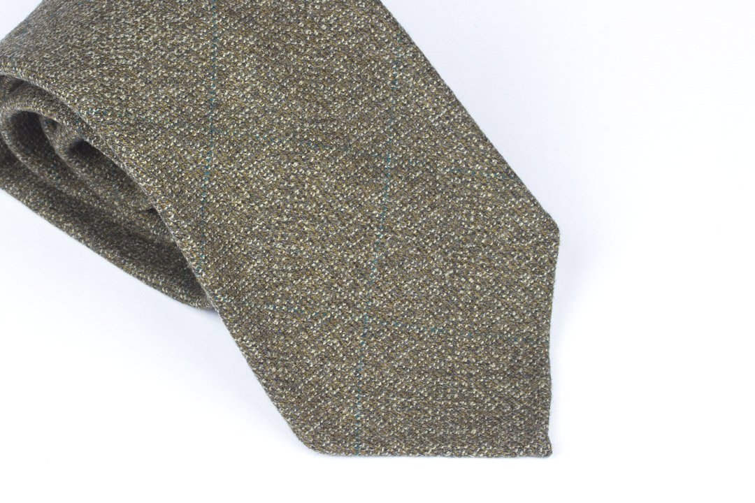 Escorial Olive Mélange Checks