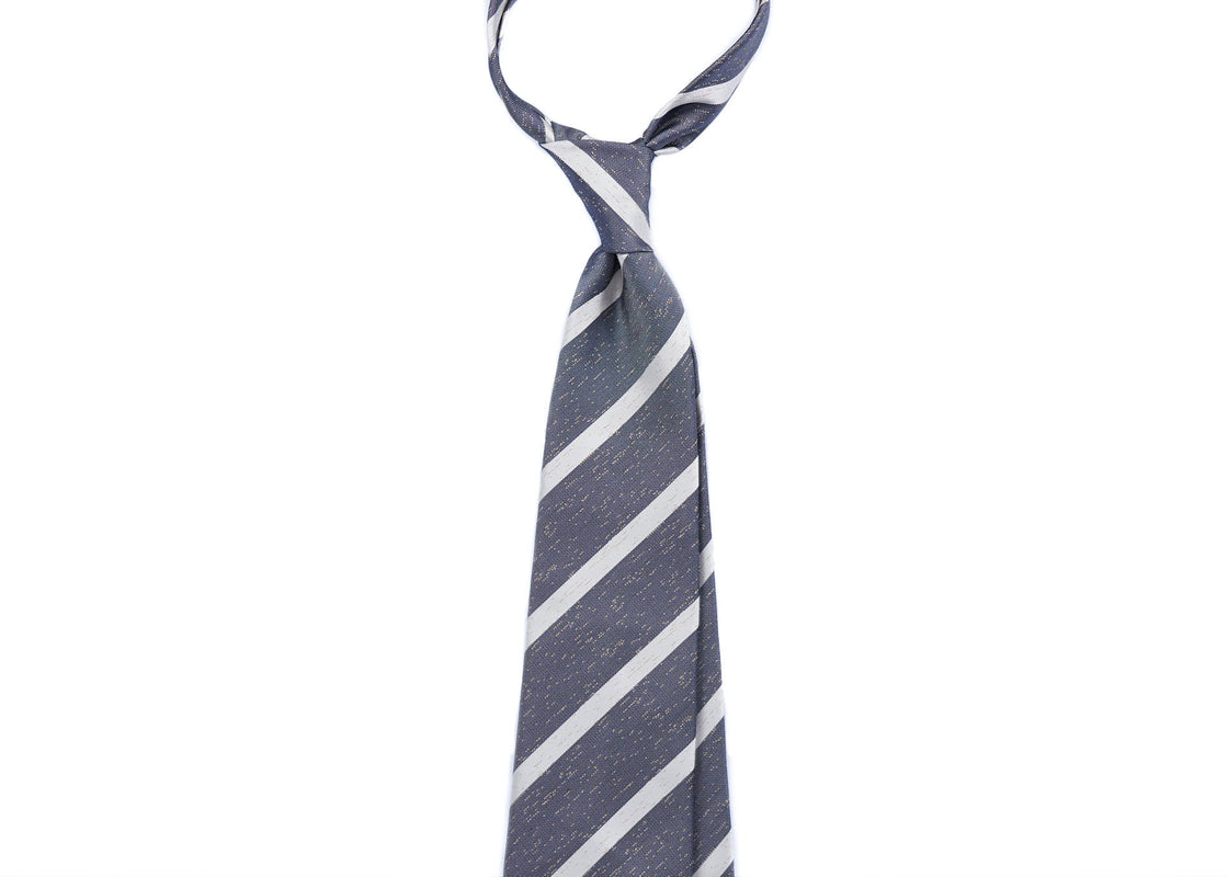 Greyish Blue Vintage Stripes