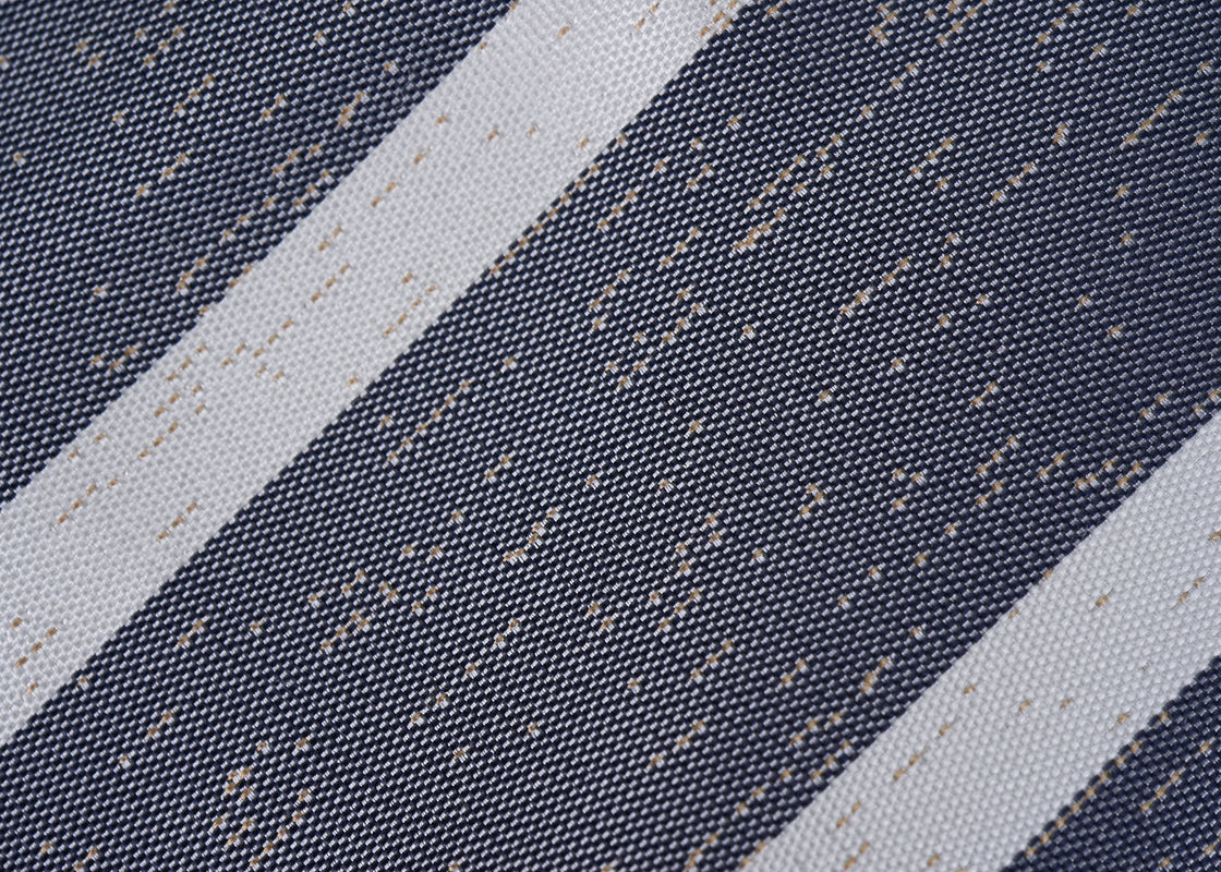 Greyish Blue Vintage Stripes Bow Tie
