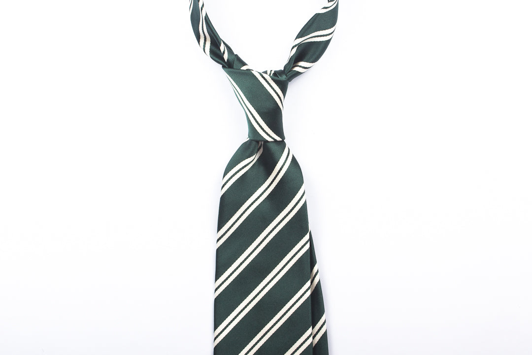 Green Satin Double Bar