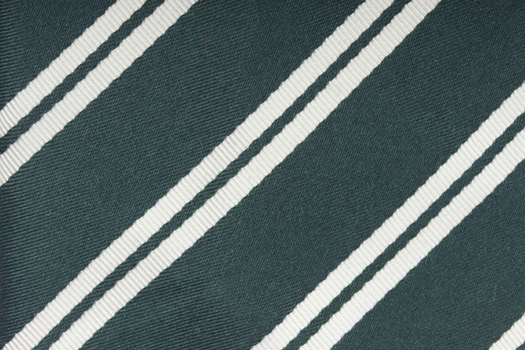 Green Satin Double Bar