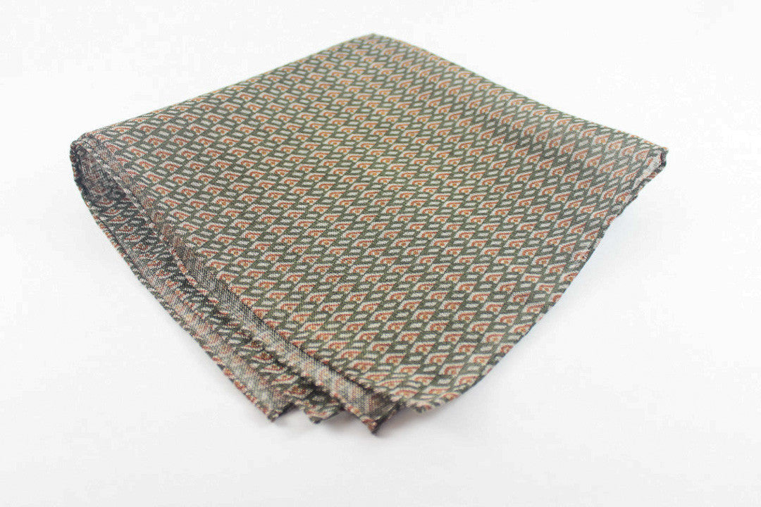 Olive Geo in Wool