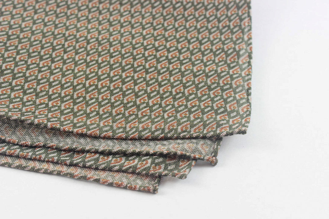 Olive Geo in Wool