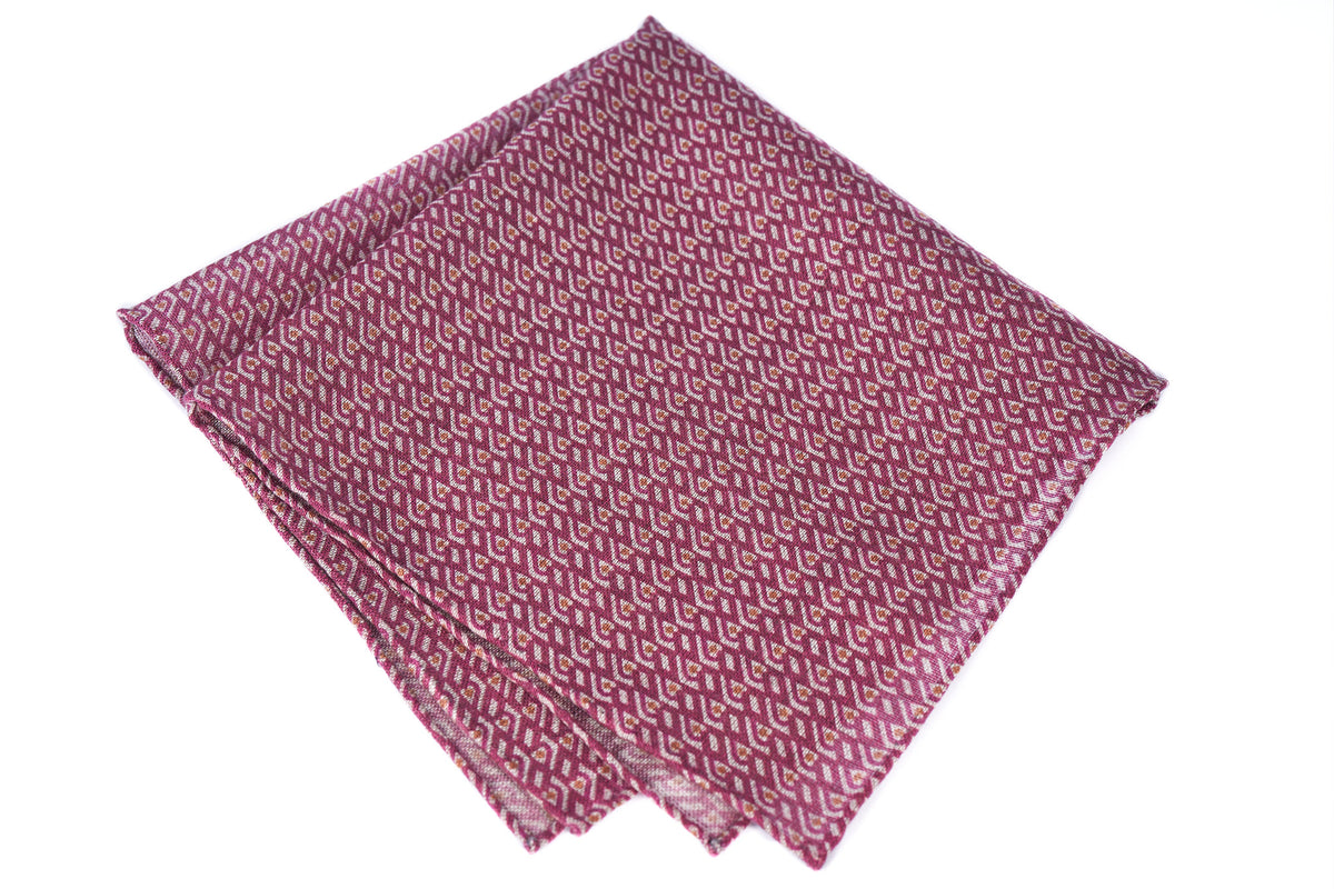 Purple Geo in Wool
