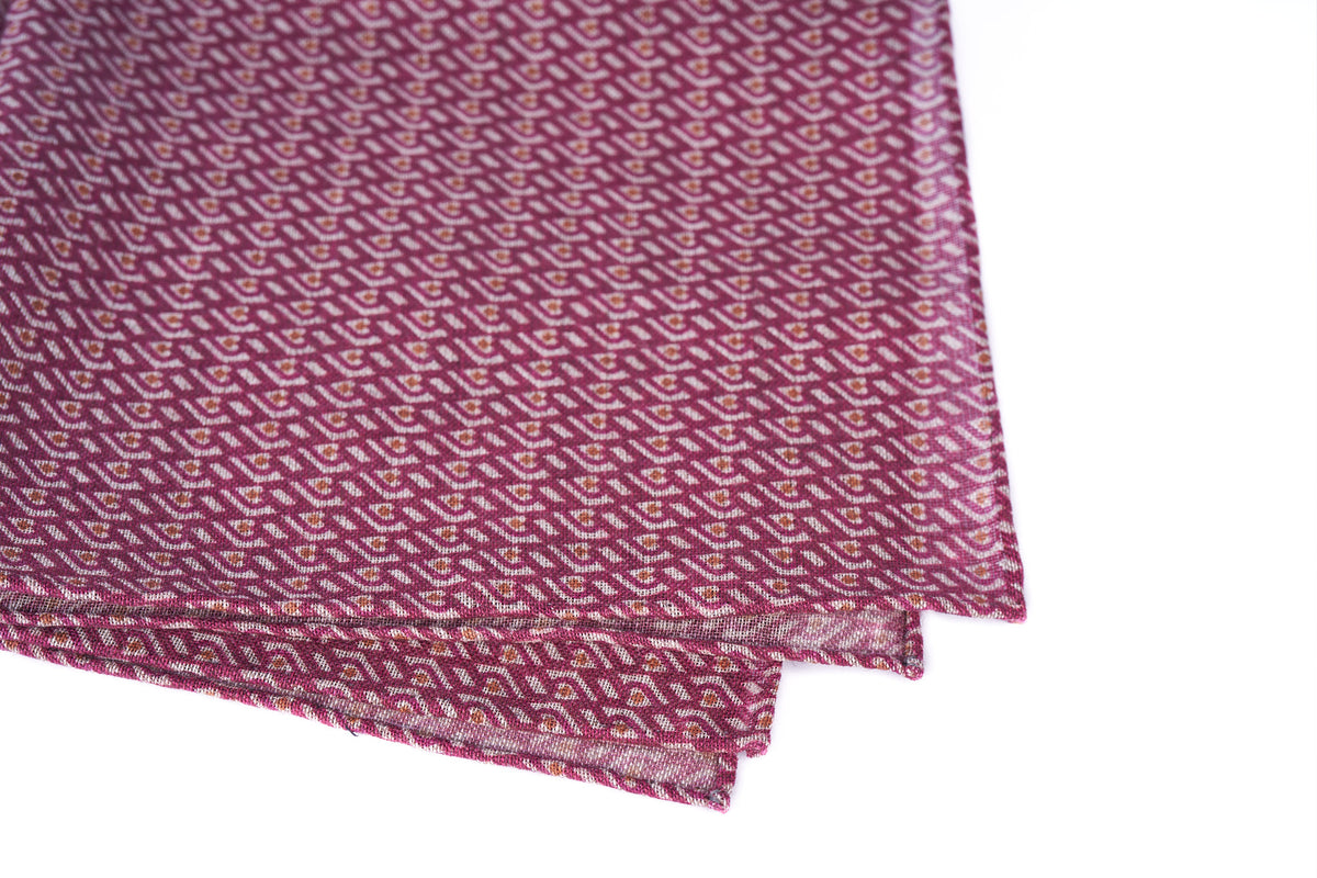 Purple Geo in Wool