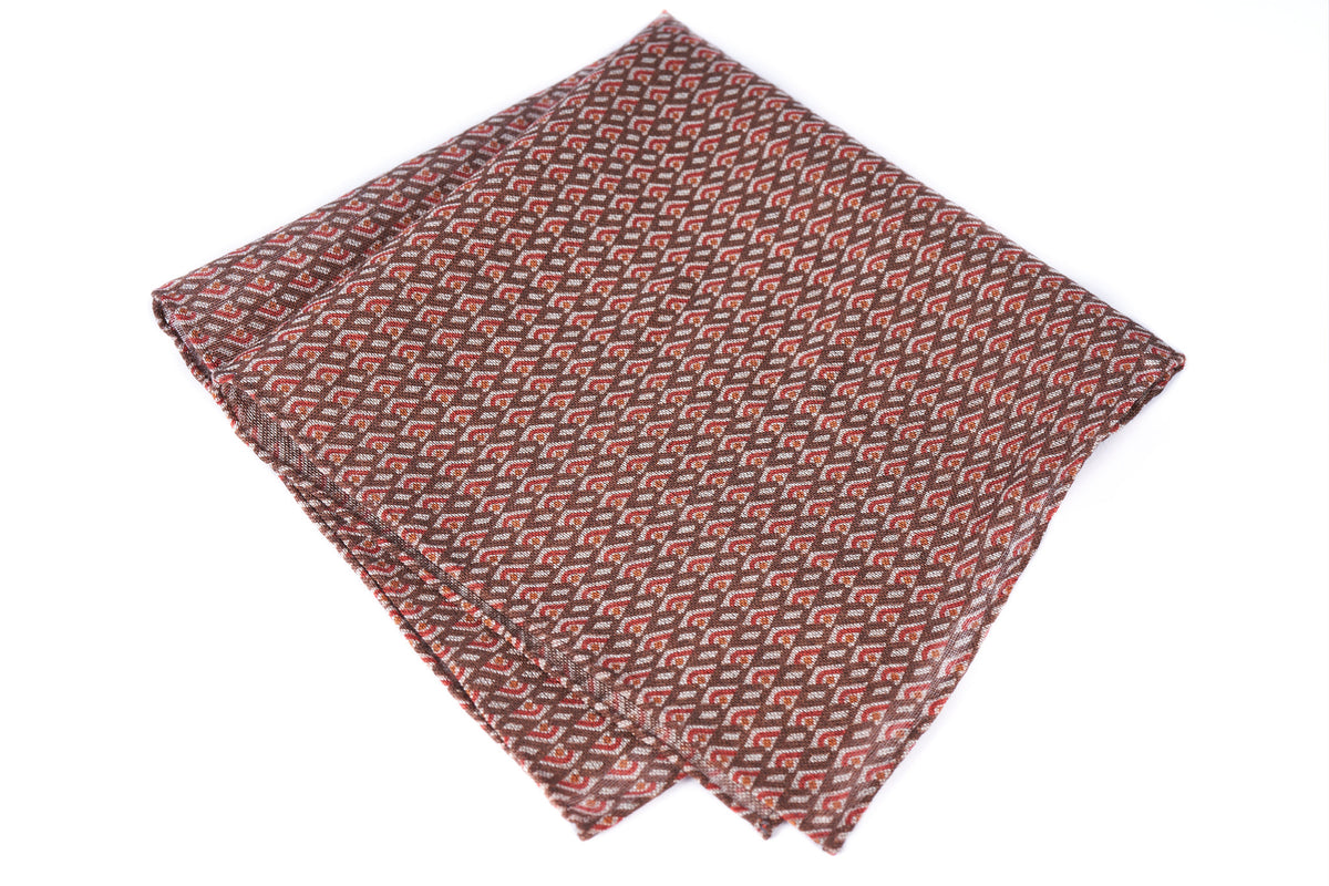 Brown Geo in Wool