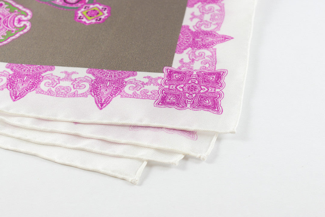 Taupe-Pink Rosette
